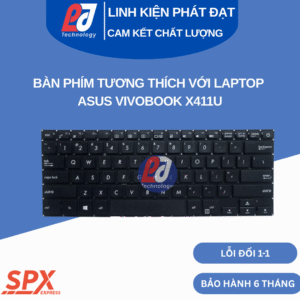 bàn phím ASUS VivoBook X411U màu đen tương thích nhiều model ASUS