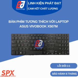 bàn phím ASUS VivoBook X507M màu đen tương thích laptop X507 series