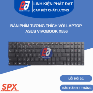 Bàn phím ASUS VivoBook X556 màu đen, tương thích X556, K556, A556.