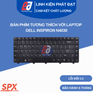 Bàn phím Dell Inspiron N4030 màu đen, phím chuẩn, dùng cho nhiều dòng Inspiron series.
