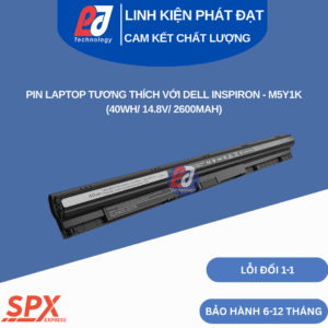 Pin M5Y1K cho laptop Dell Inspiron, Vostro, Latitude dung lượng 40Wh 14.8V 2600mAh