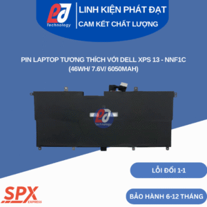 Pin NNF1C Dell XPS 13 9343, 9350, 9360, 9370 – dung lượng 46Wh 7.6V 6050mAh