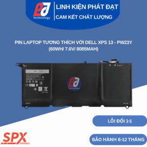 Pin Dell PW23Y 60Wh 7.6V 8085mAh cho Dell XPS 13 9360