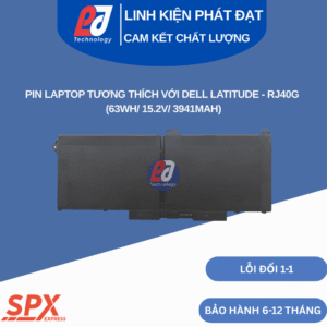 Pin RJ40G – Pin Laptop Dell Latitude (63Wh/ 15.2V/ 3941mAh)