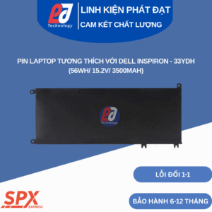 Pin 33YDH Dell Inspiron 7778, 7779, 7577, 7773, 7353 56Wh 15.2V 3500mAh