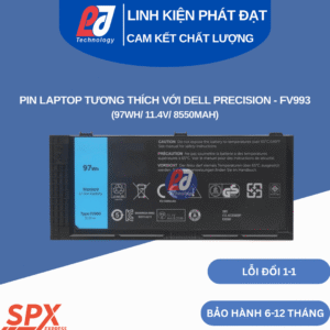 Pin Dell FV993 97Wh 11.4V 8550mAh dùng cho Dell Precision M4600 M4700 M4800 M6700 M6800