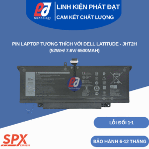 Pin Dell JHT2H 52Wh 7.6V 6500mAh dùng cho Dell Latitude 7310 7410 P34S
