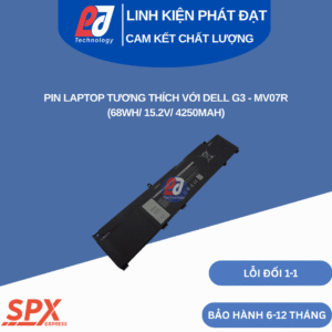 Pin MV07R cho Dell G3 15 3500, 3590 / G3 17 3700, 3790 / G5 15 5500, 5505 (68Wh/15.2V/4250mAh)