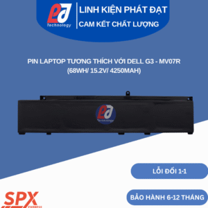 Pin MV07R cho Dell G3 15 3500, 3590 / G3 17 3700, 3790 / G5 15 5500, 5505 (68Wh/15.2V/4250mAh)