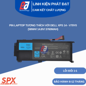 Pin Dell V79Y0 58Wh 14.8V 3760mAh dùng cho Dell XPS 14Z L412x L412z