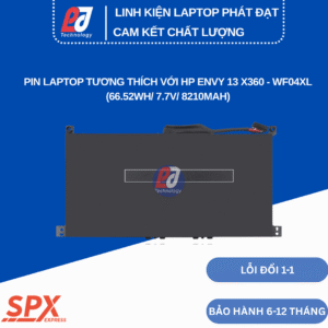 Pin WF04XL – Pin Laptop HP Envy 13 X360 (66.52Wh/7.7V/8210mAh)
