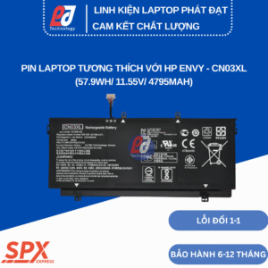 Pin CN03XL – Pin Laptop HP Envy 13-AB, 13T-AB, 13-AB001, 13-AB099, 13T-AB000, 13-AC033DX (57.9Wh/11.55V/4795mAh)