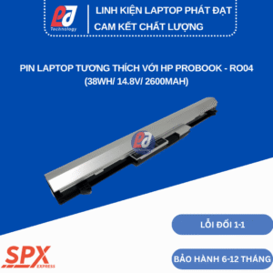 Pin RO04 – Pin Laptop HP ProBook 430, 440, 430 G3, 440 G3 (38Wh/14.8V/2600mAh)