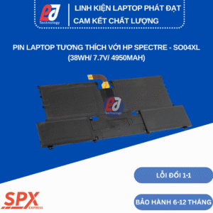 Pin SO04XL – Pin Laptop HP Spectre 13 Series (38Wh/7.7V/4950mAh)
