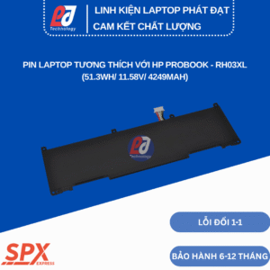 Pin RH03XL – Pin Laptop HP ProBook và EliteBook (51.3Wh/11.58V/4249mAh)