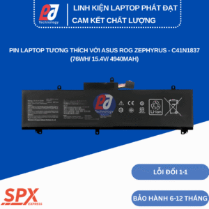 Pin Asus C41N1837 cho ROG Zephyrus GA502 GU502 GX502 dung lượng 76Wh