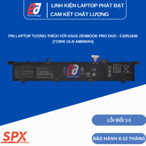 Pin Asus C42N1846 cho ZenBook Pro Duo UX581GV UX581LV dung lượng 71Wh