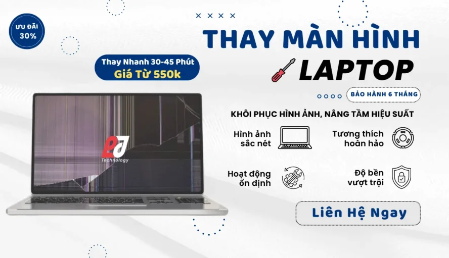 Thay màn hình laptop tại Vi Tính Phát Đạt TP.HCM