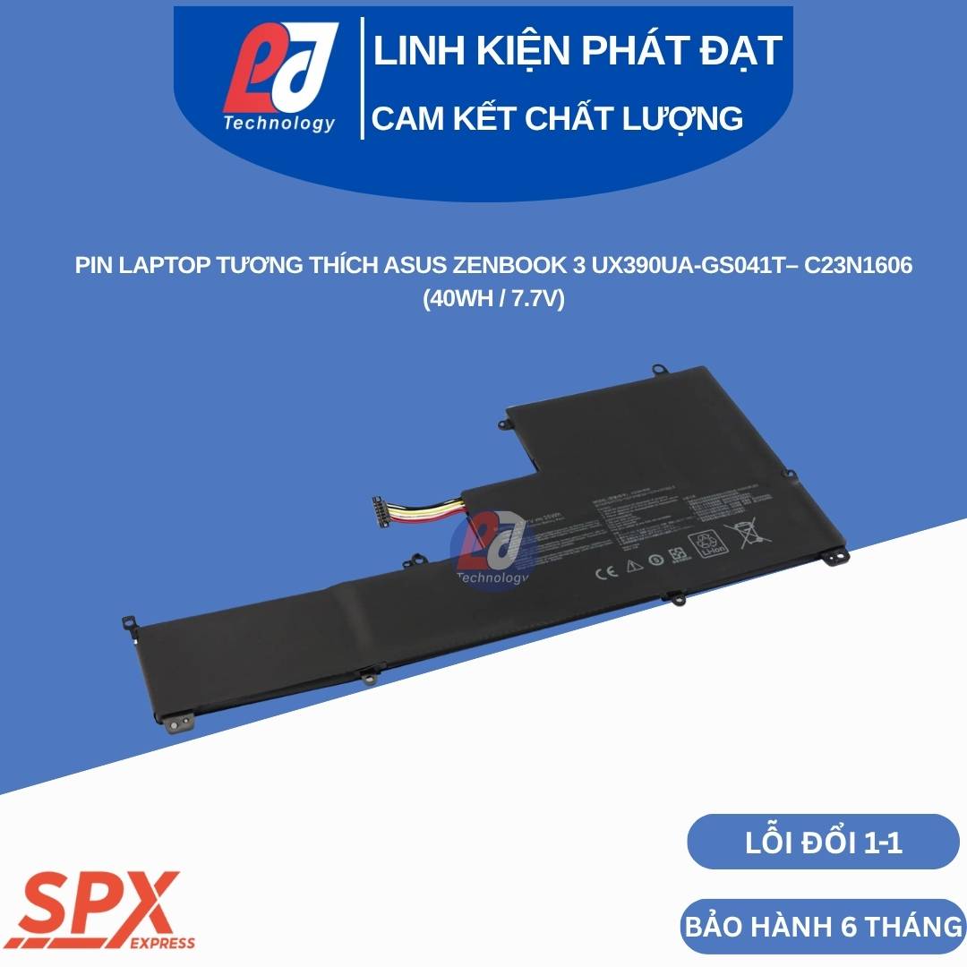 Pin Asus C23N1606 7.7V 40Wh cho ZenBook 3 UX390UA