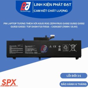 Pin Asus C41N1837 15.4V 76Wh cho ROG Zephyrus GA502 GX502