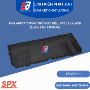 Pin X1W0D – Pin Laptop Dell XPS 13 7390