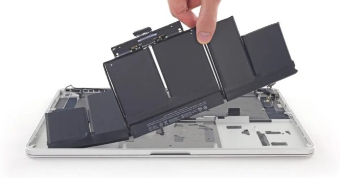 khi nào nên thay pin MacBook khi pin chai và tụt nhanh