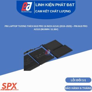 Pin MacBook Pro A2113 98.8Wh cho MacBook Pro 16 inch A2141
