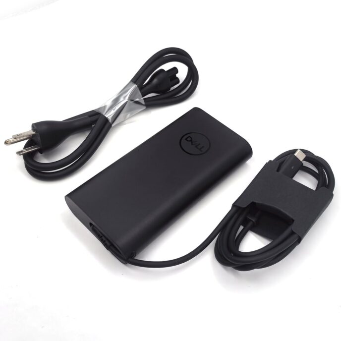 Sạc Dell 90W Type-C Oval thiết kế bo tròn sạc nhanh cho laptop Dell Latitude và XPS chân cắm USB-C