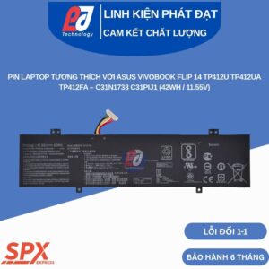 Pin Asus C31N1733 C31PIJ1 11.55V 42Wh cho VivoBook Flip TP412