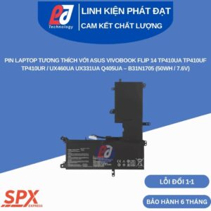 Pin Asus B31N1705 11.55V 42Wh cho VivoBook Flip TP410