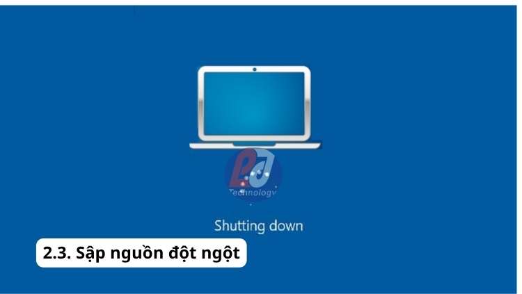Laptop tự động sập nguồn đột ngột do dấu hiệu pin laptop bị chai nặng