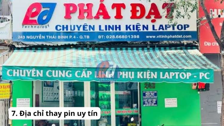 Địa chỉ sửa chữa xử lý triệt để dấu hiệu pin laptop bị chai tại TP.HCM