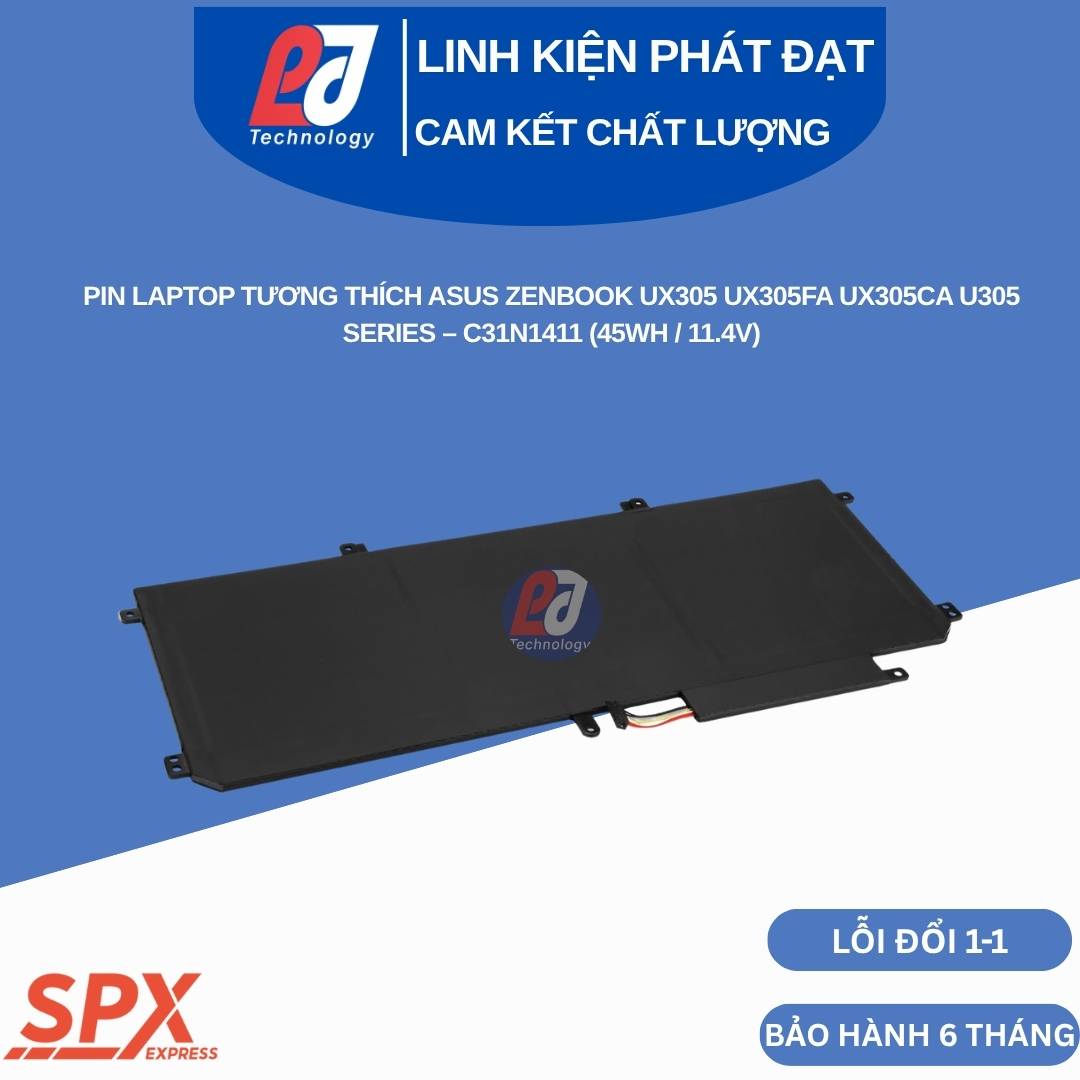 Pin Asus C31N1411 11.4V 45Wh cho ZenBook UX305 UX305FA