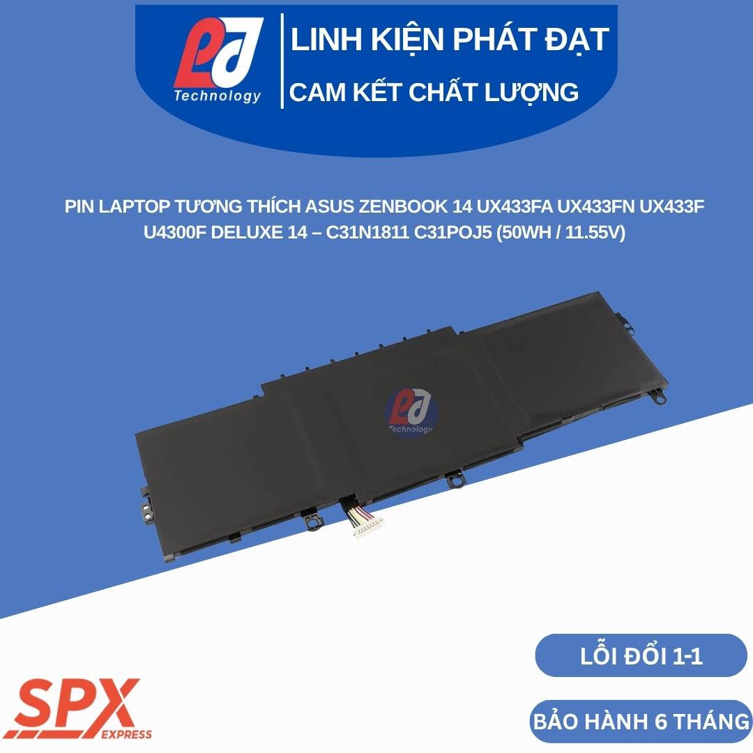 Pin Asus C31N1811 C31POJ5 50Wh cho ZenBook 14 UX433